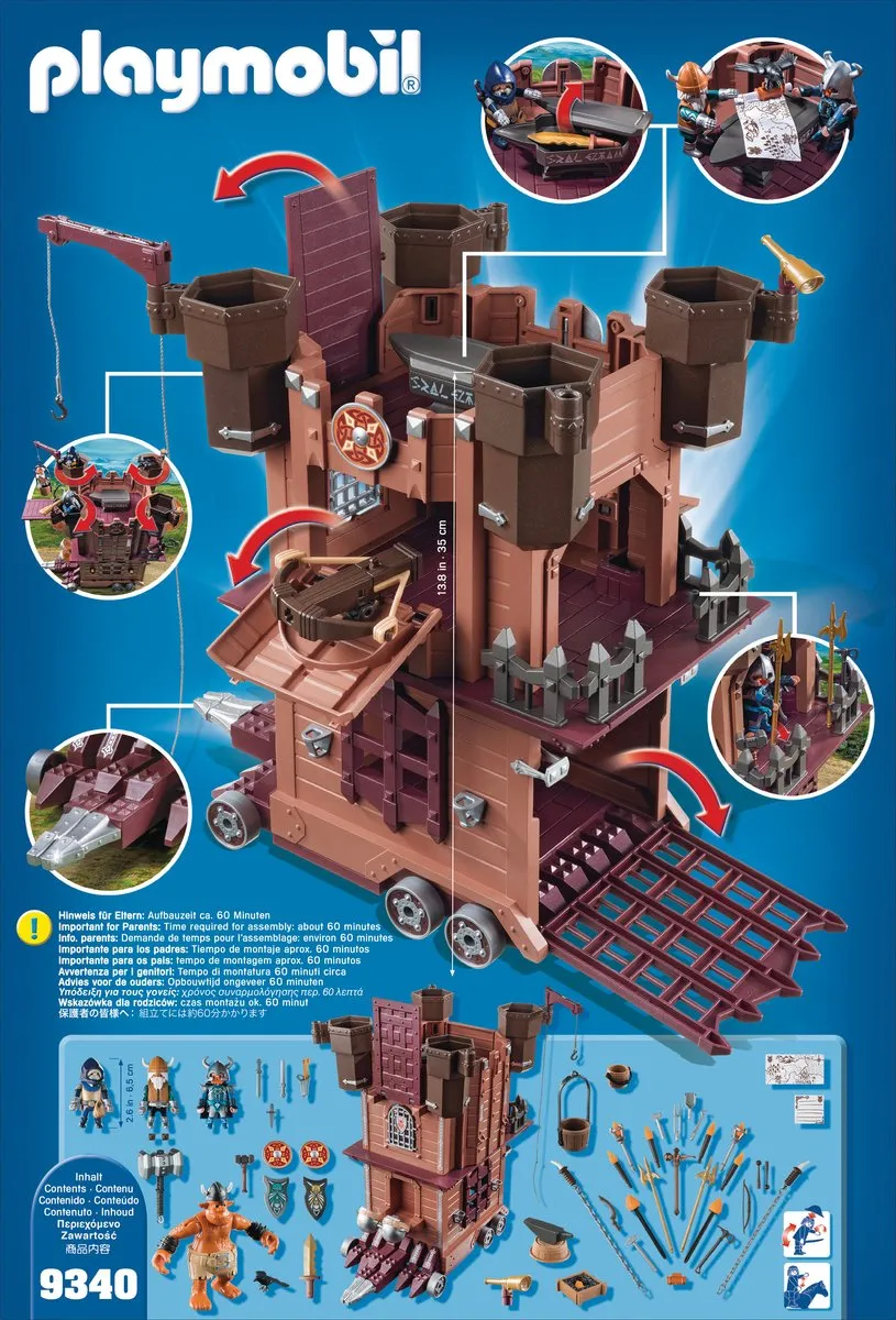 Playmobil Mobiele Aanvalstoren Dwergen 9340