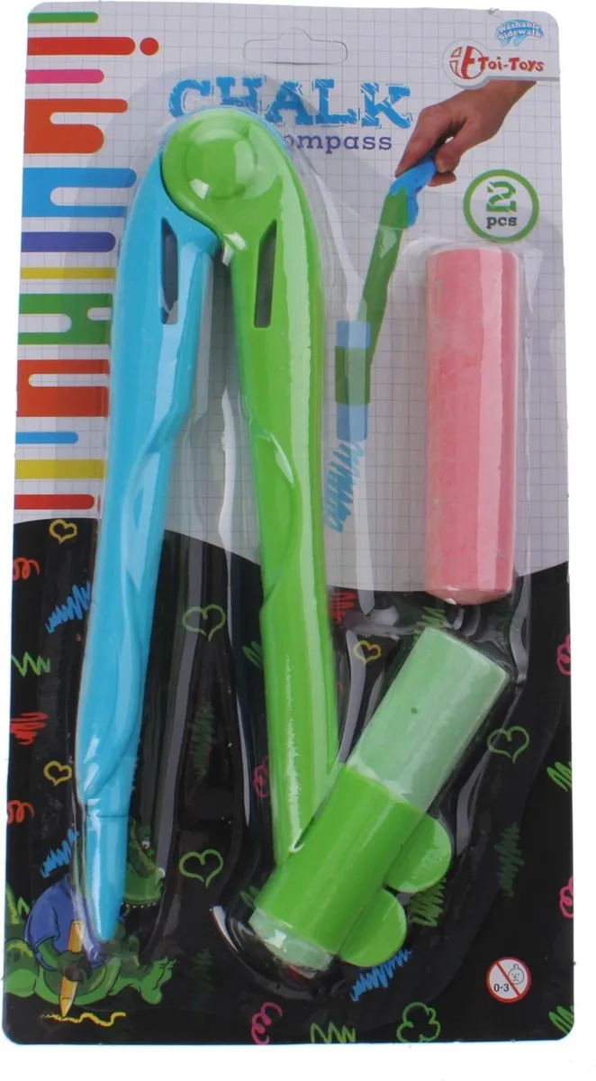 Toi-Toys Stoepkrijt met Passer