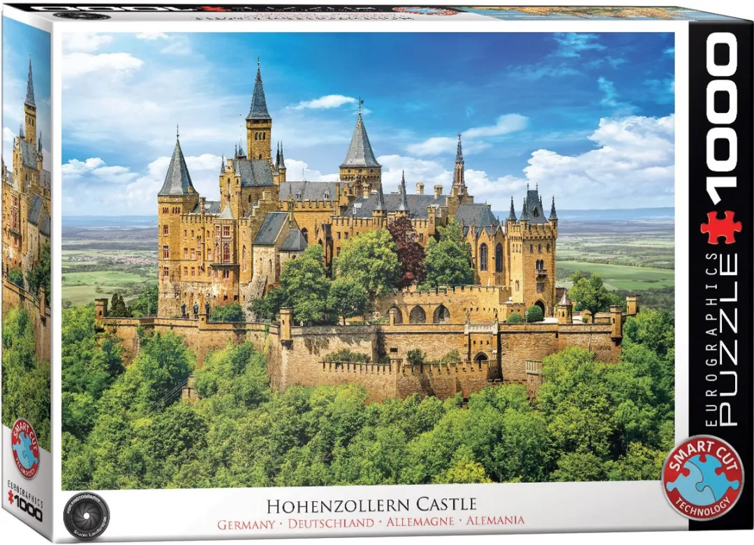 Eurographics Kasteel Hohenzollern Legpuzzel 1000 Stuks - 68x48cm