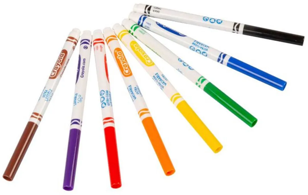 Crayola Fijne Wasbare Markers - 8 Kleuren Multicolor