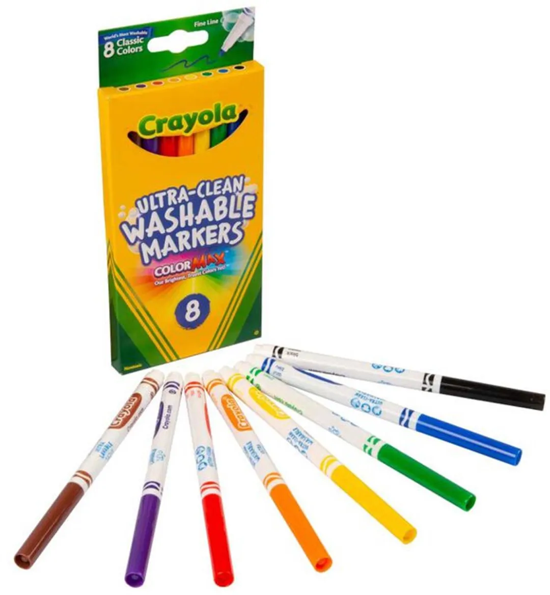 Crayola Fijne Wasbare Markers - 8 Kleuren Multicolor