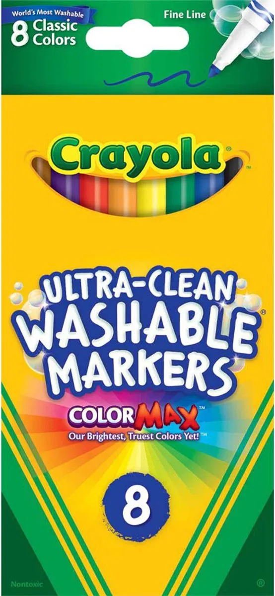 Crayola Fijne Wasbare Markers
