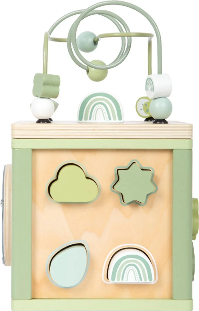 Small Foot Houten Motor Vaardigheden Kubus Groen - afbeelding 2 van 6