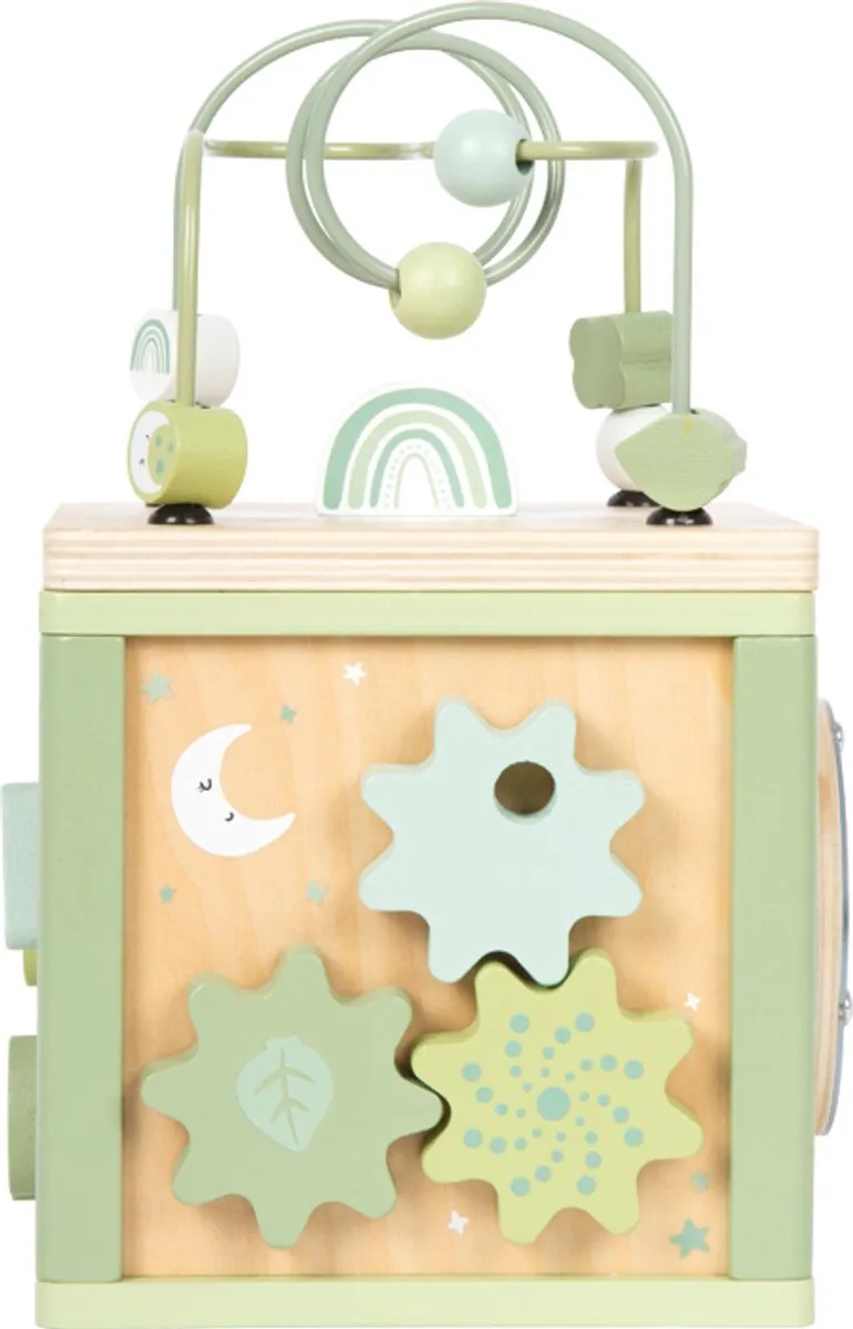 Small Foot Houten Motor Vaardigheden Kubus Groen - afbeelding 6 van 6