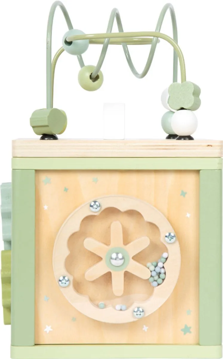 Small Foot Houten Motor Vaardigheden Kubus Groen - afbeelding 3 van 6