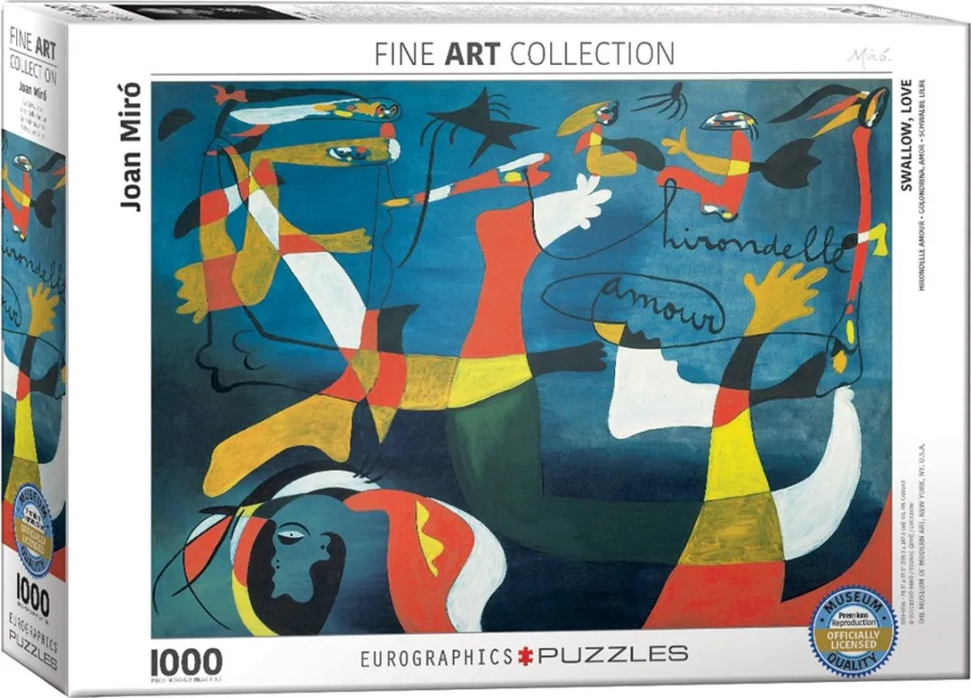 Eurographics Joan Miro De Zwaluw Van De Liefde Legpuzzel 1000 Stuks