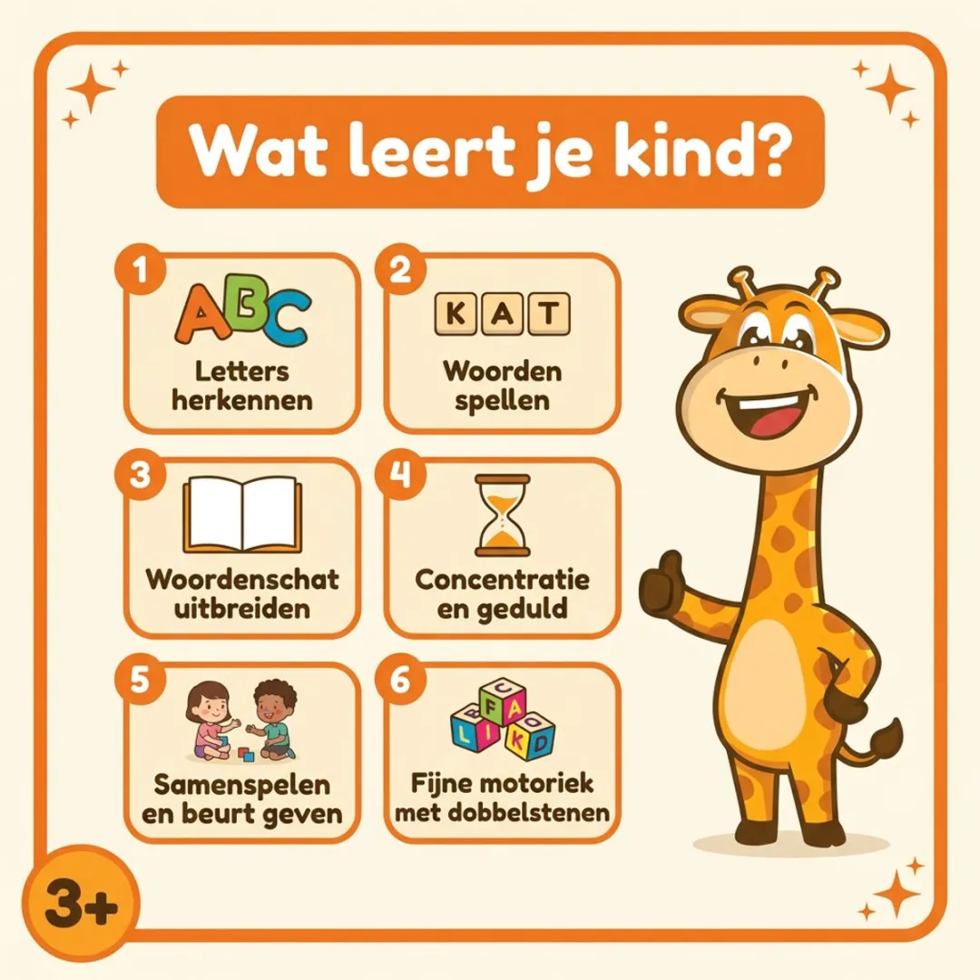 Dotastoys Woorden Spellen Spel 2.0 - Educatief Kaartspel - 180 Kaarten
