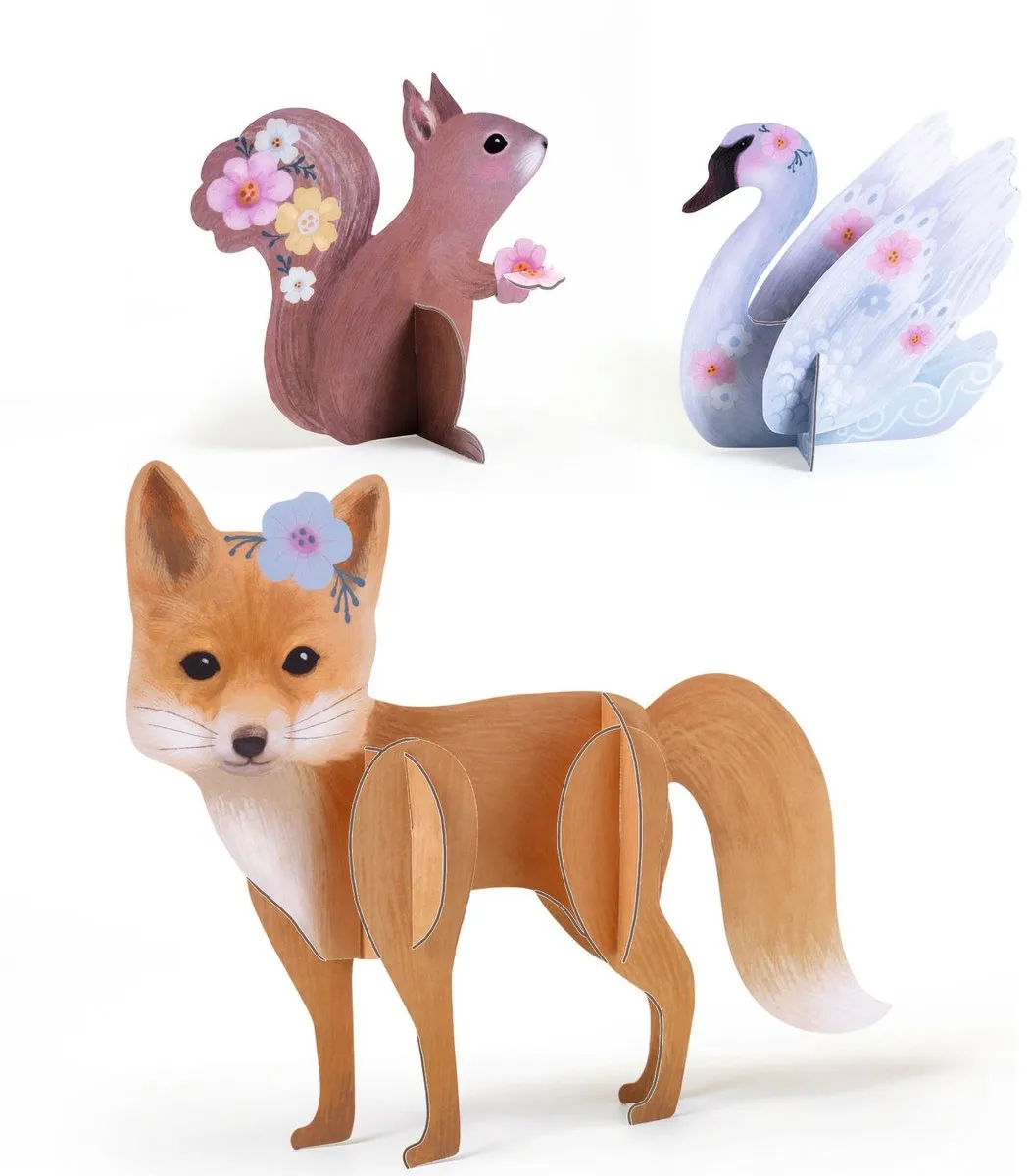 Djeco Fluffy Box Markers Creatieve Speelgoedset