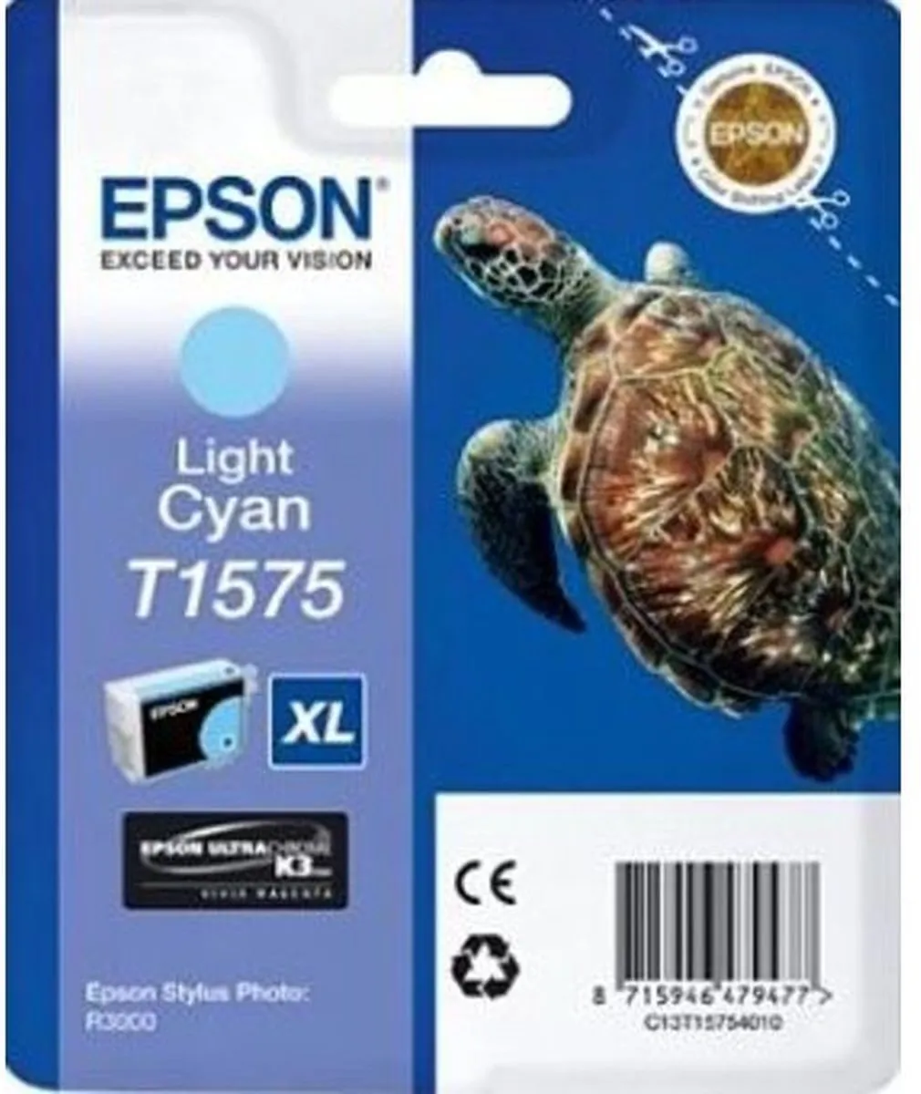Epson T1575 Inktcartridge Licht Cyaan C13T15754010