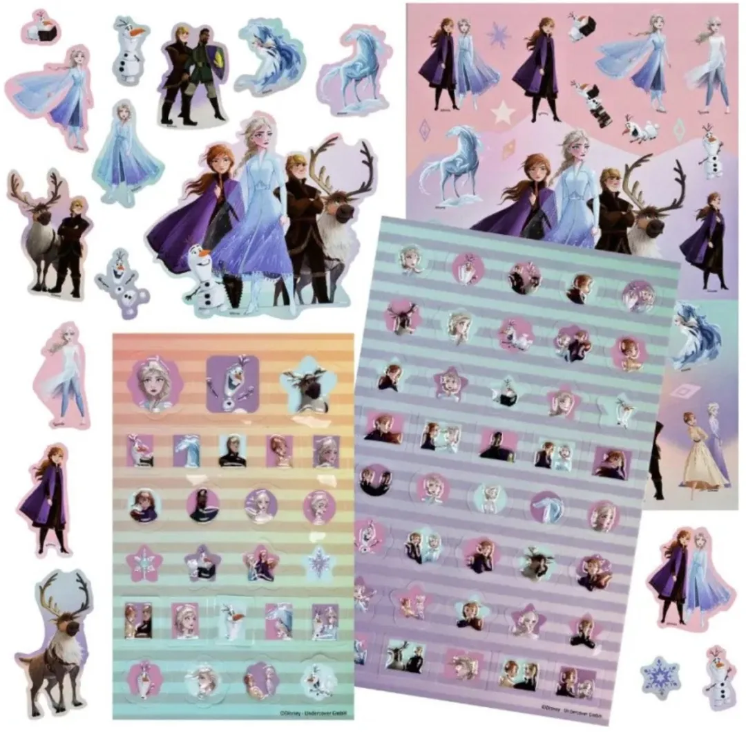 Disney Frozen Stickerset - 500 Stuks - Multicolor