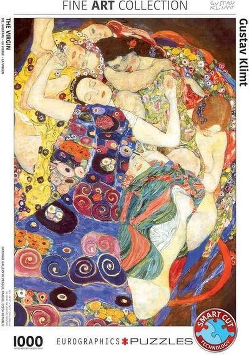 Eurographics De Maagd Gustav Klimt Fine Art Legpuzzel 1000 Stuks - 48x68cm