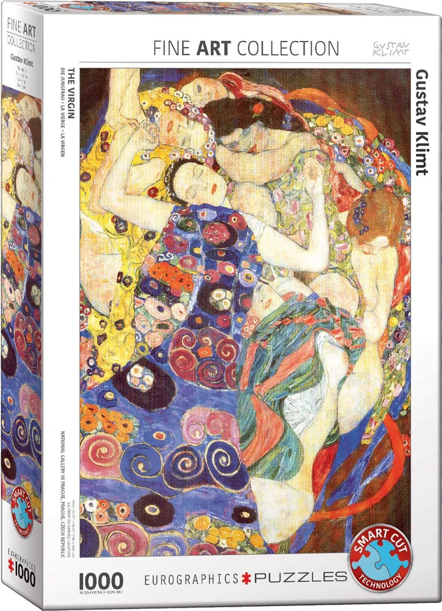 Eurographics De Maagd Gustav Klimt Fine Art Legpuzzel 1000 Stuks