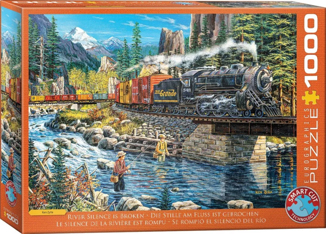 Eurographics De Stilte van de Rivier is Doorbroken Legpuzzel 1000 Stuks