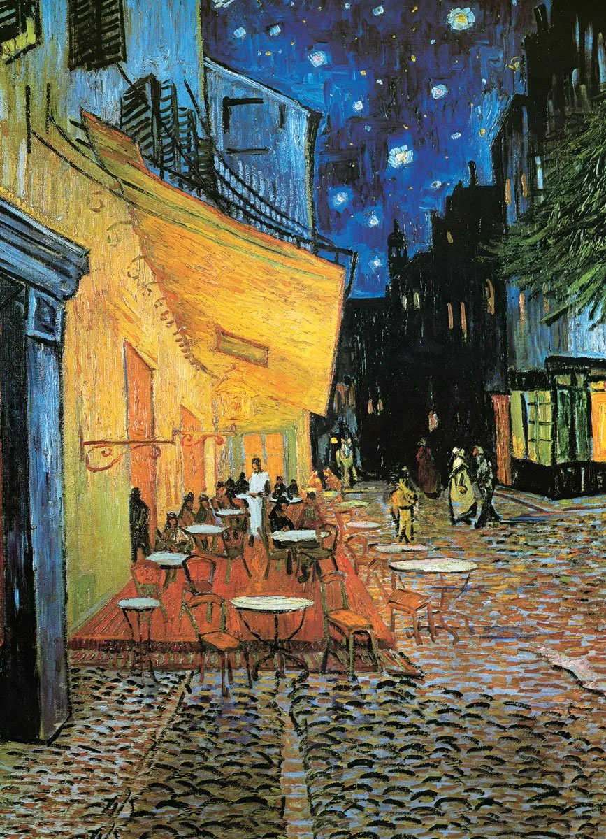 Eurographics Vincent Van Gogh Caféterras bij Nacht Legpuzzel 1000 Stuks - Fine Art
