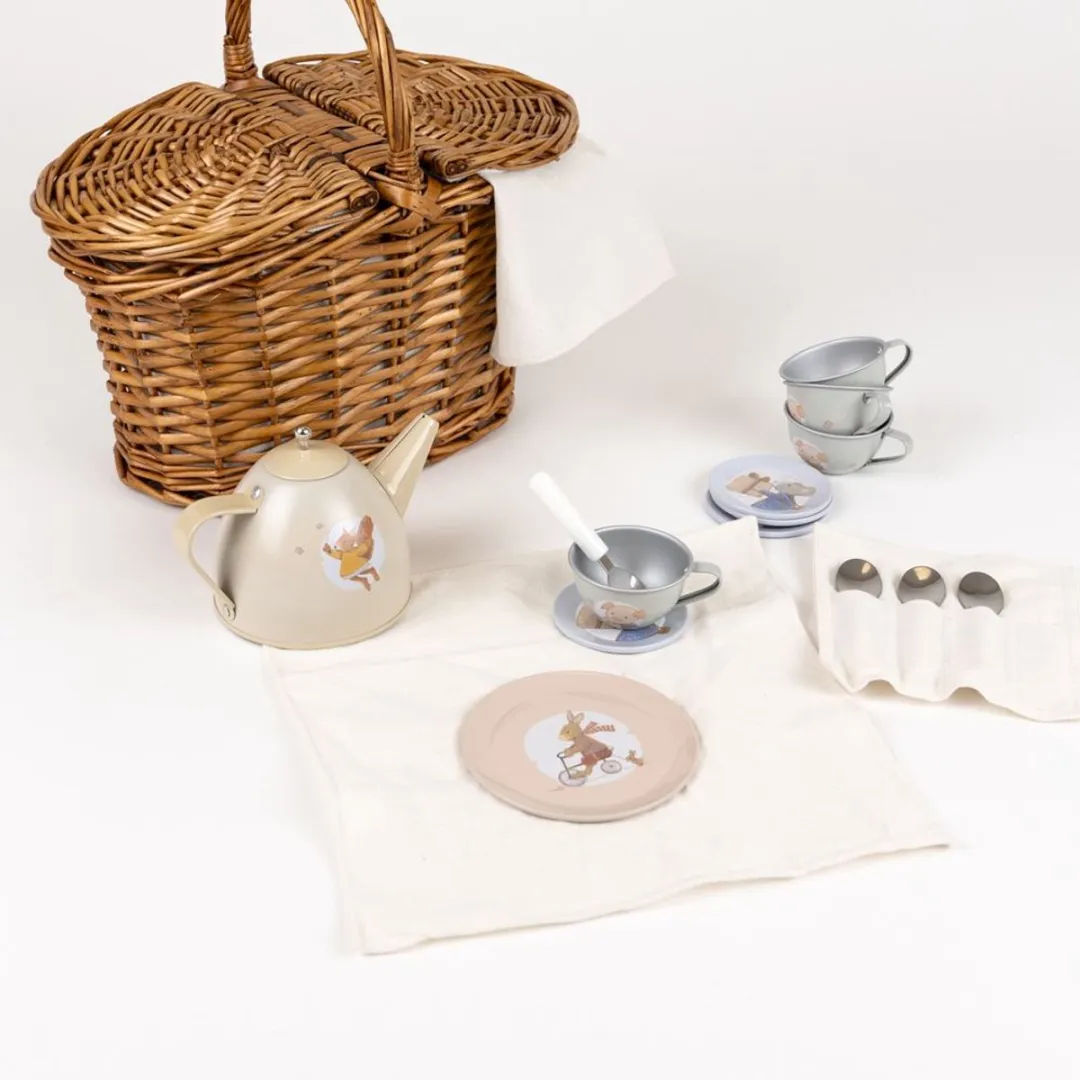 Egmont Toys Theeset Speelgoed Vrienden In Mand - Meerkleurig