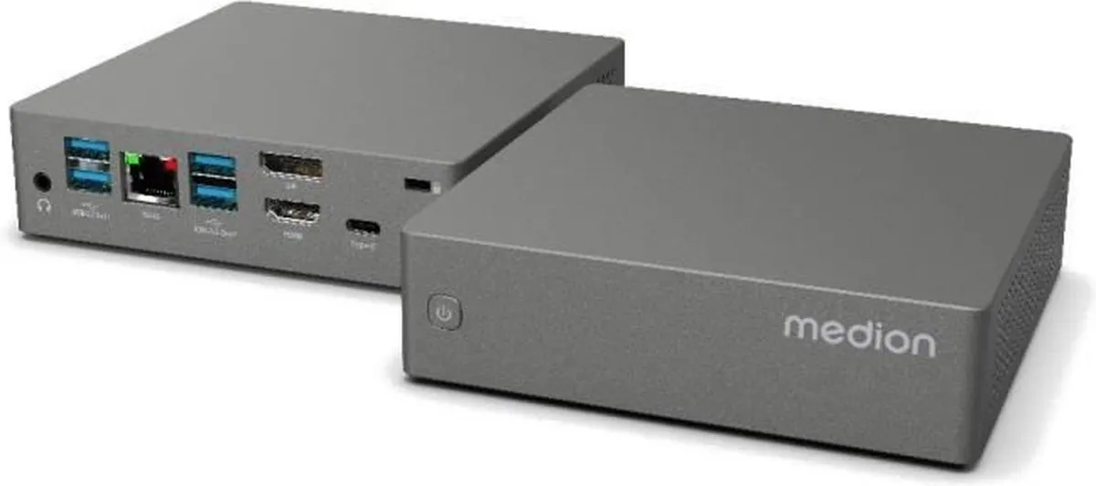 Medion S06 Mini PC - i3-1315U 8GB 512GB SSD - Zonder Windows