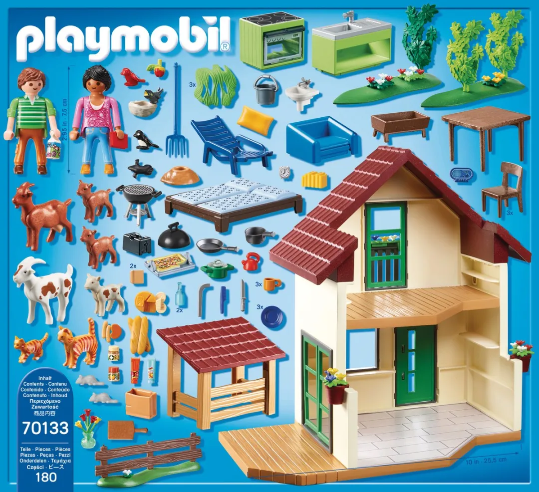 Playmobil Country Moderne Hoeve 70133 - Multicolor