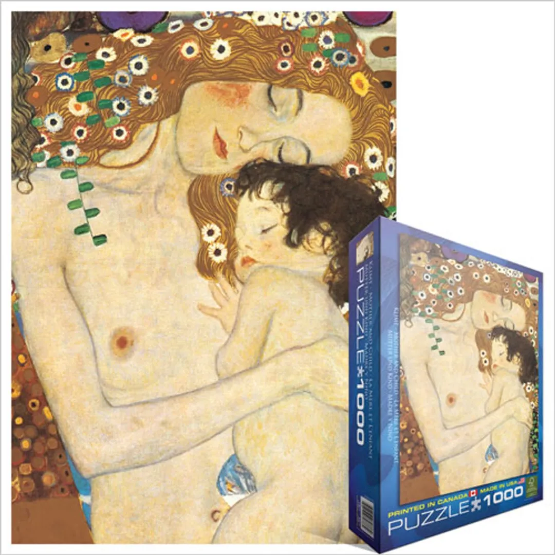 Eurographics Moeder en Kind Gustav Klimt Legpuzzel 1000 Stuks - Fine Art