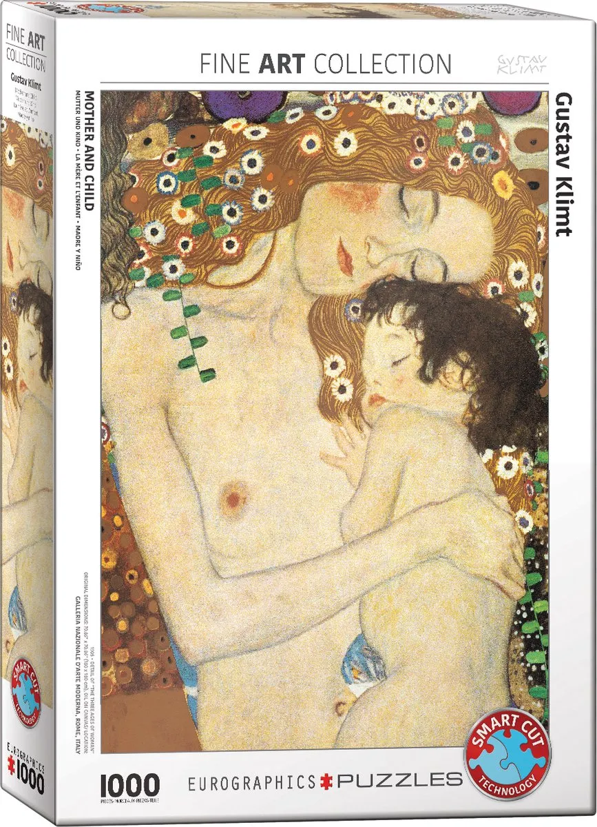 Eurographics Moeder en Kind Gustav Klimt Legpuzzel 1000 Stuks