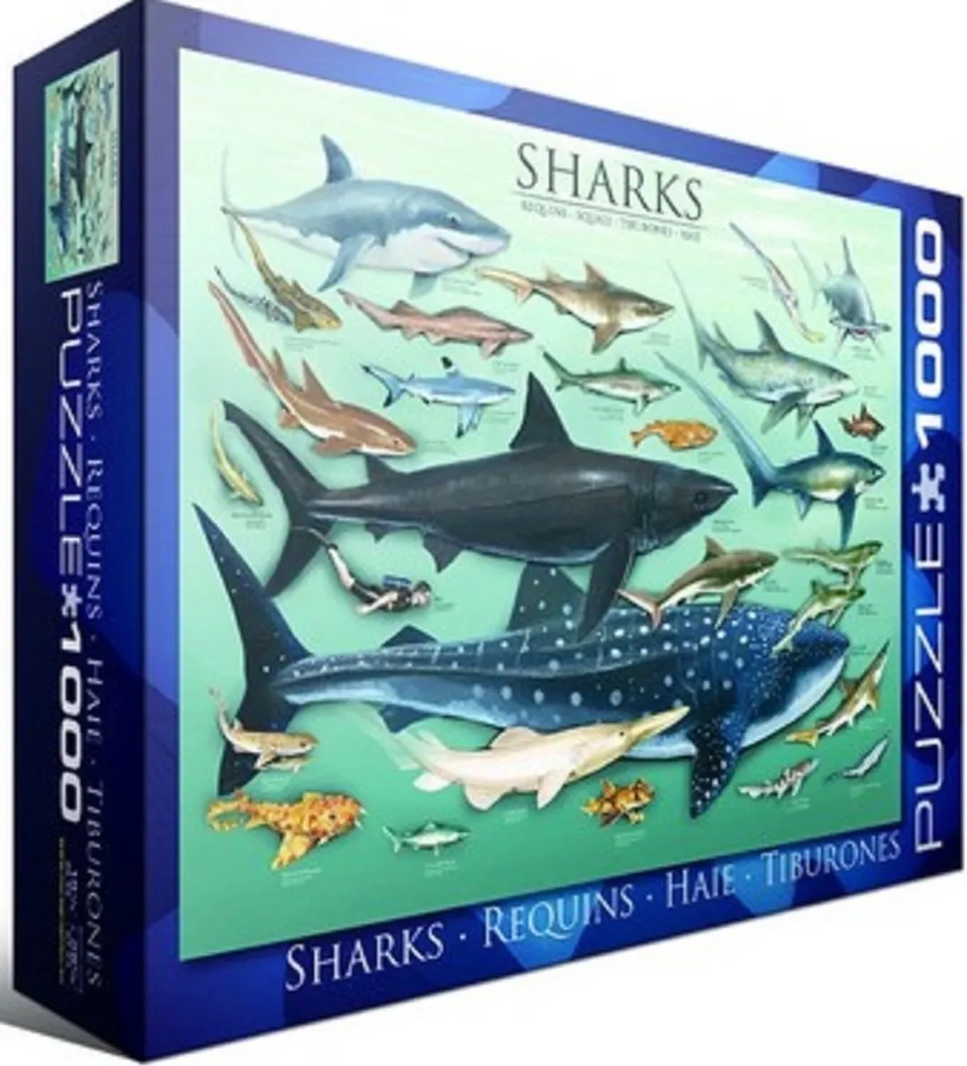 Eurographics Haaien Legpuzzel 1000 Stuks - eu6000-0079