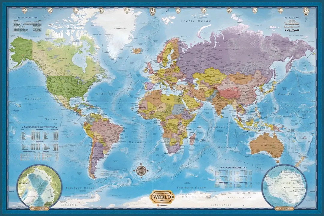 Eurographics Wereldkaart Legpuzzel 5000 Stuks