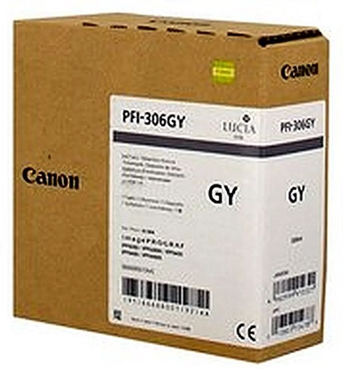 Canon PFI-306GY Inktcartridge Grijs - 330ml