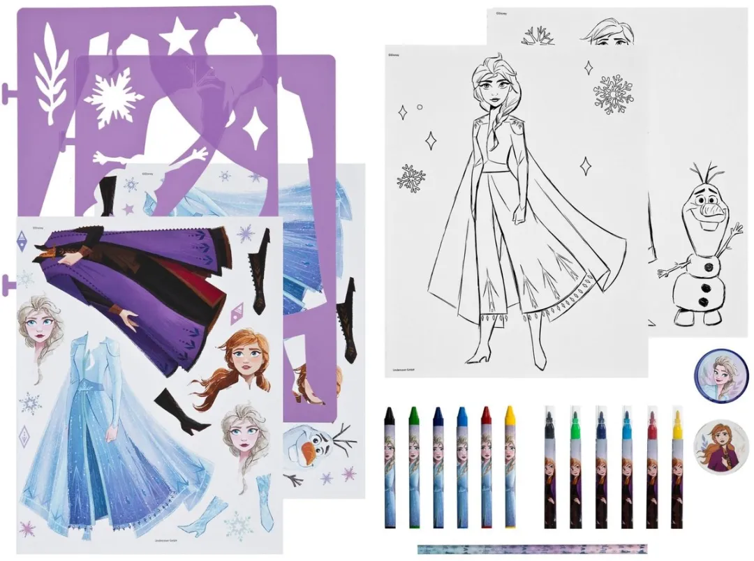 Disney Frozen Kleurset - Stickers & Stiften