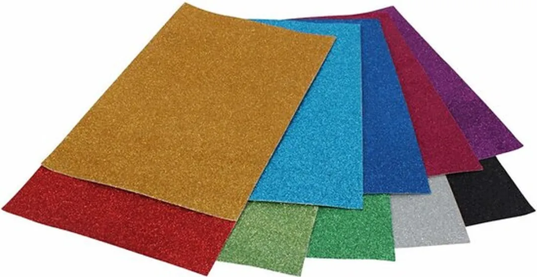 Creativ Company Glitterkarton A4 - 250 gr - 10 Kleuren