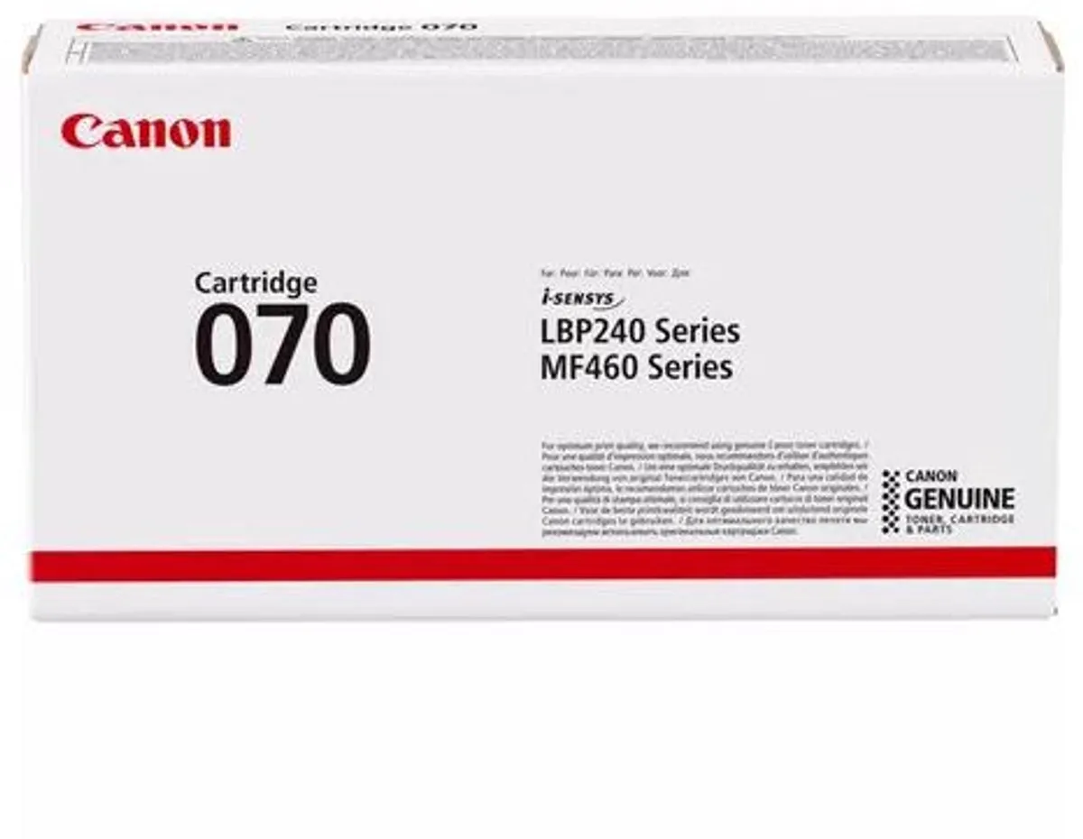 Canon 070 Tonercartridge 1 Stuks - Zwart