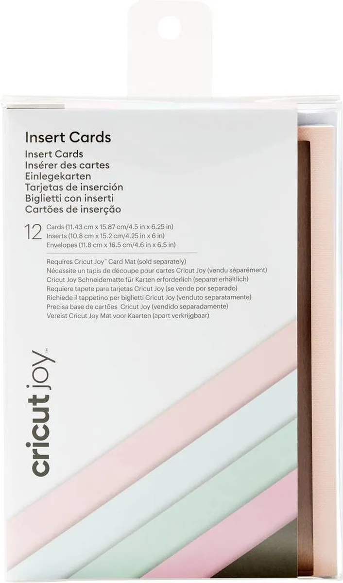 Cricut Joy Insert Cards Kaartenset - Meerdere kleuren Pastel - afbeelding 5 van 5