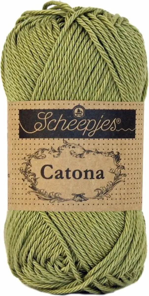 Scheepjes Catona 10g - 395 Willow Groen