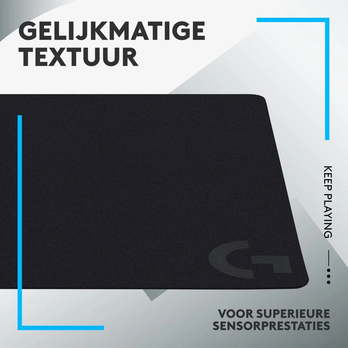 Logitech G G240 Stoffen Gaming Muismat 340x280mm - Zwart