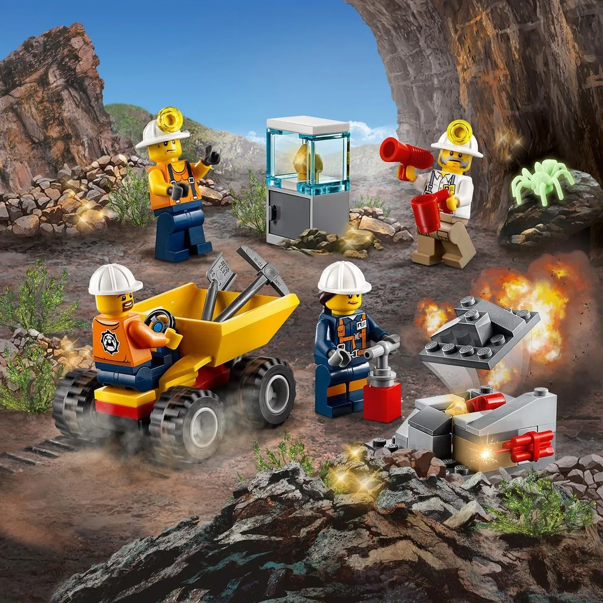 LEGO City Mijnbouwteam 60184 - 4 Minifiguren - afbeelding 6 van 6