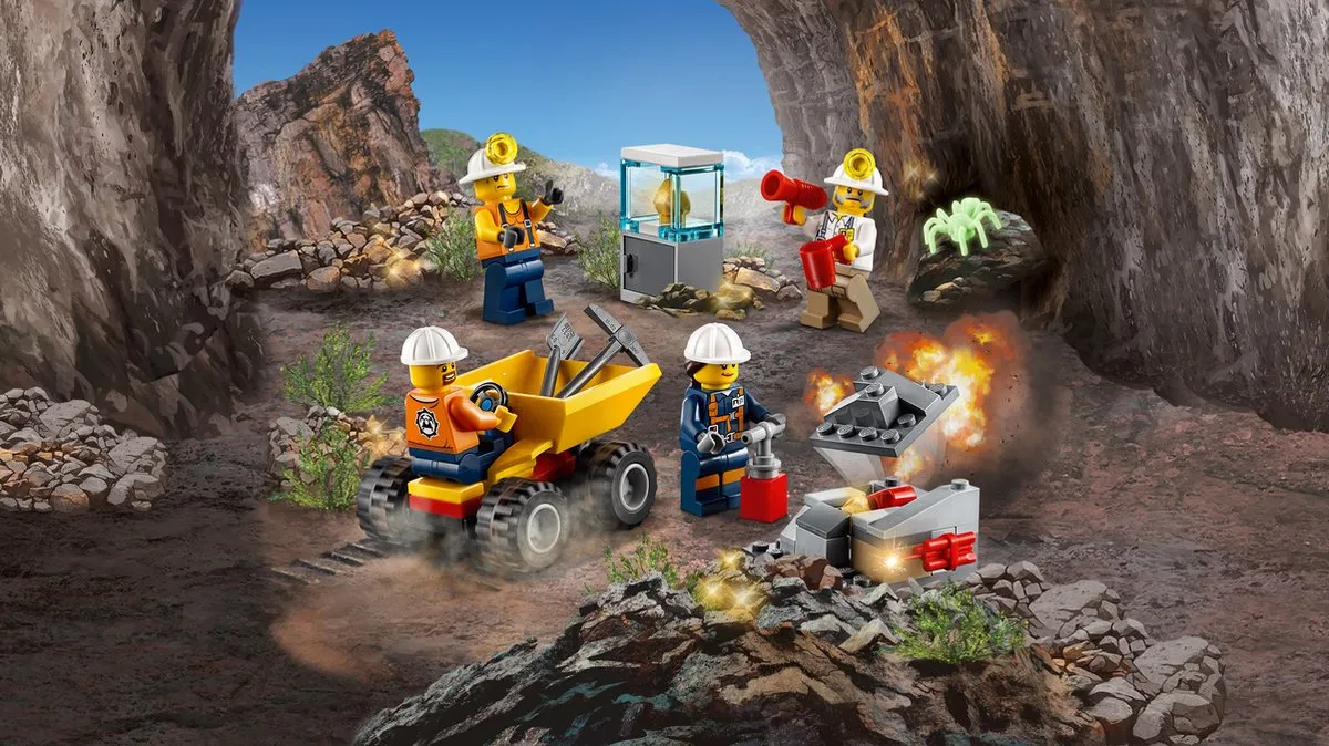 LEGO City Mijnbouwteam 60184 - 4 Minifiguren - afbeelding 4 van 6