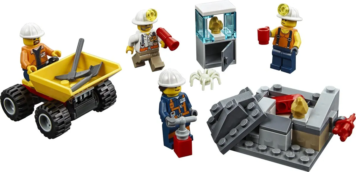 LEGO City Mijnbouwteam 60184 - 4 Minifiguren - afbeelding 3 van 6