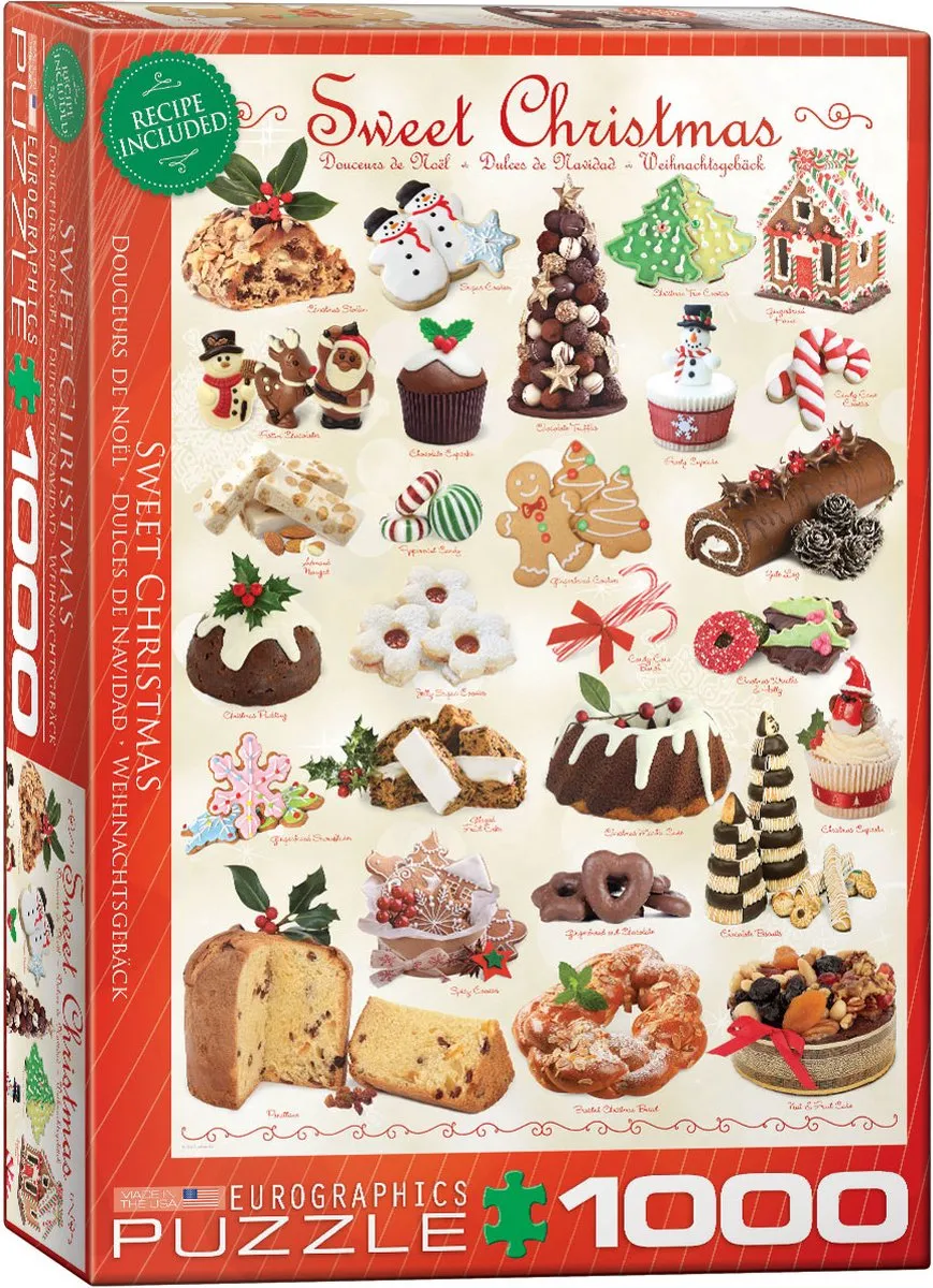 Eurographics Zoete Kerst Legpuzzel 1000 Stuks - Meerkleurig