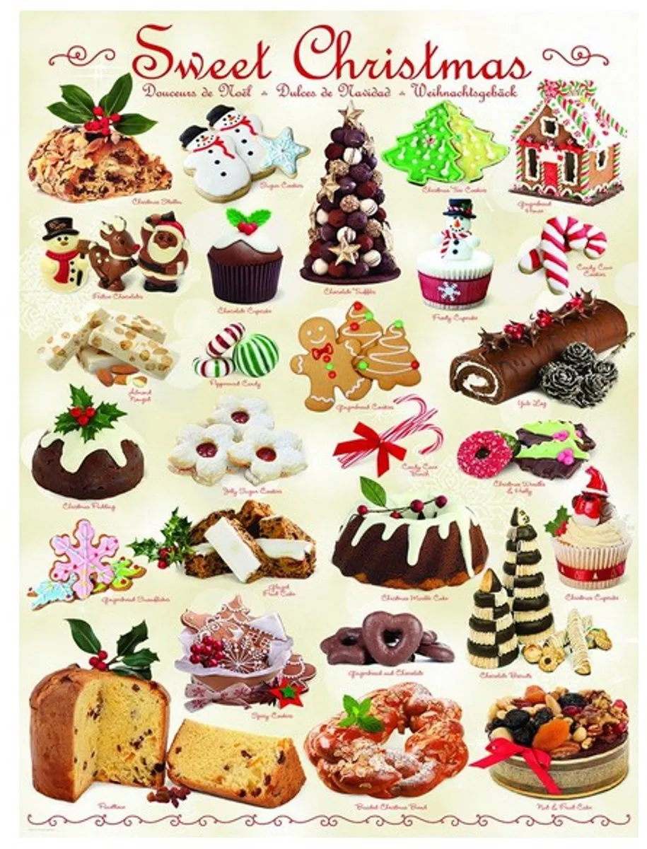 Eurographics Zoete Kerst Legpuzzel 1000 Stuks - Meerkleurig
