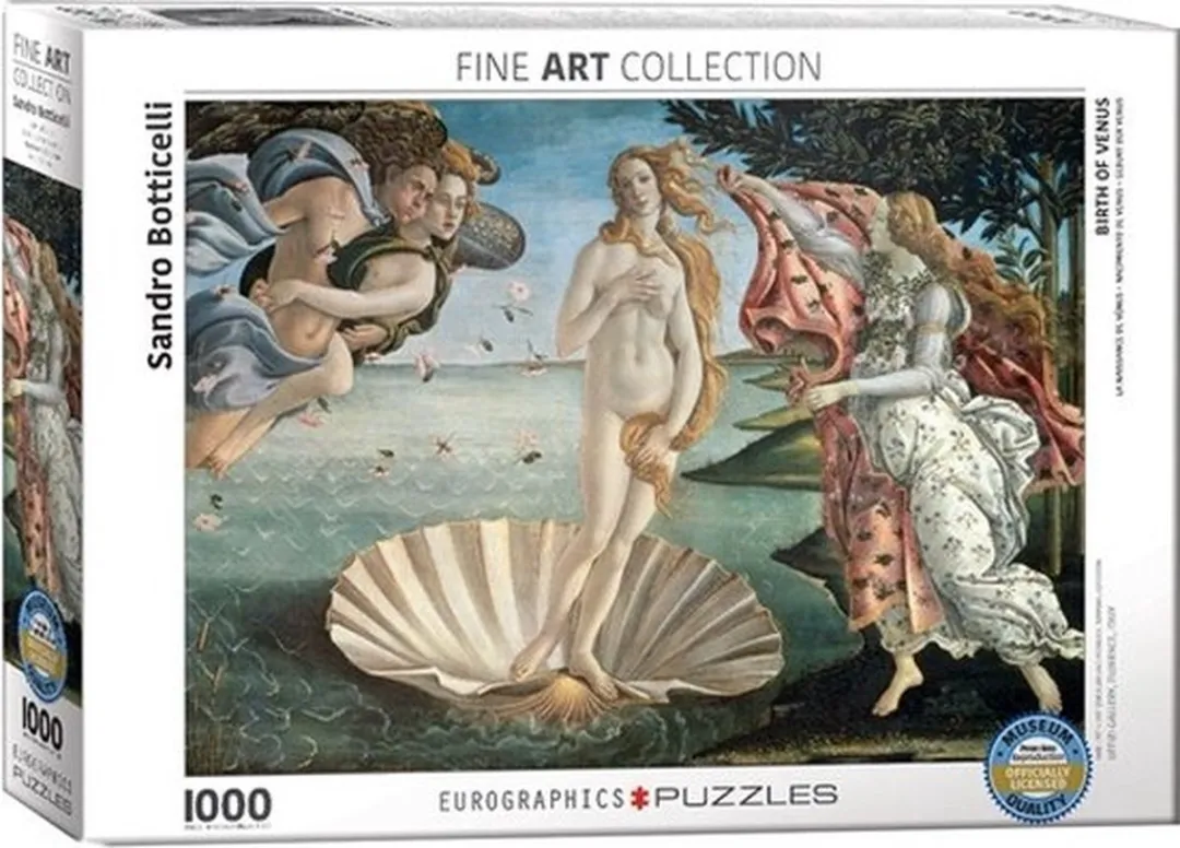 Eurographics De geboorte van Venus 1000 Stuks Fine Art Legpuzzel