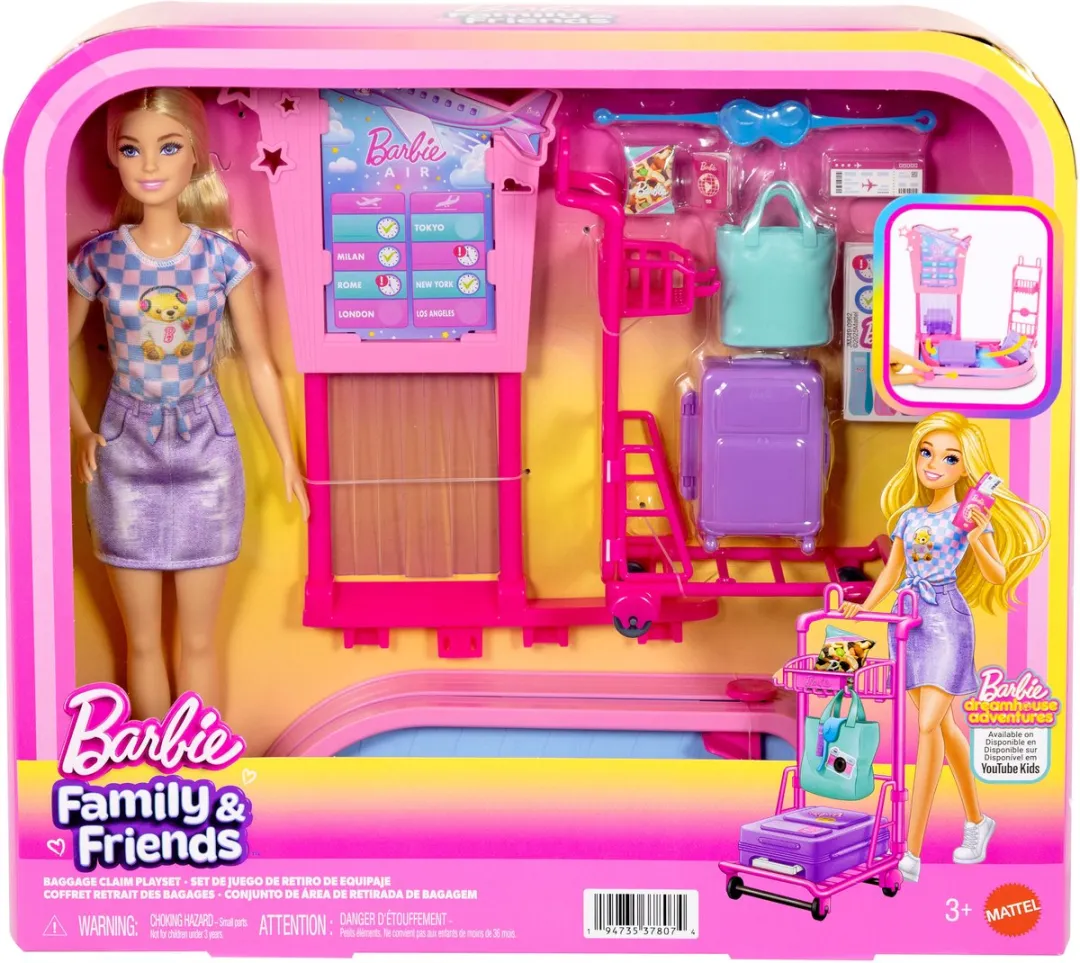 Barbie Malibu Reispop Speelset - Meerkleurig