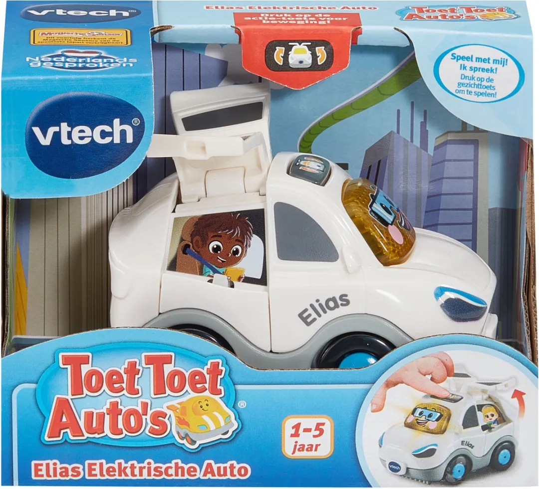 VTech Toet Toet Auto's Elias Elektrische Auto 80-583023 - Meerkleurig