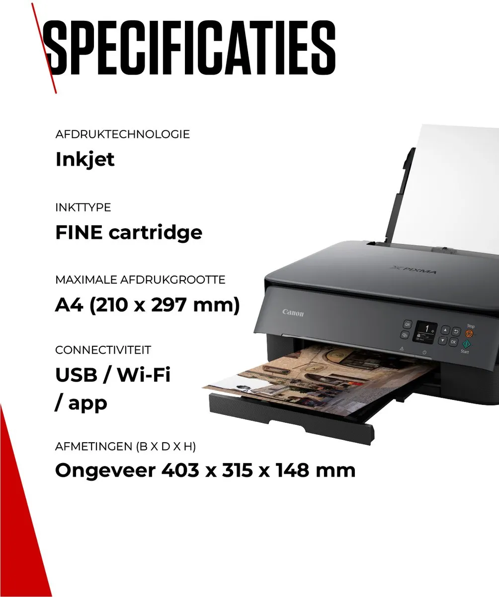 Canon PIXMA TS5350i All-In-One Printer - Zwart