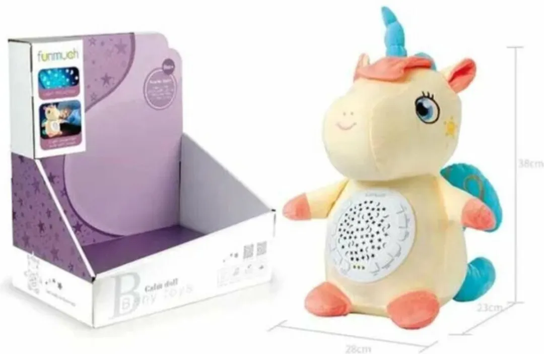 Ledy Toys Funmuch Baby Unicorn Knuffeldier Projector