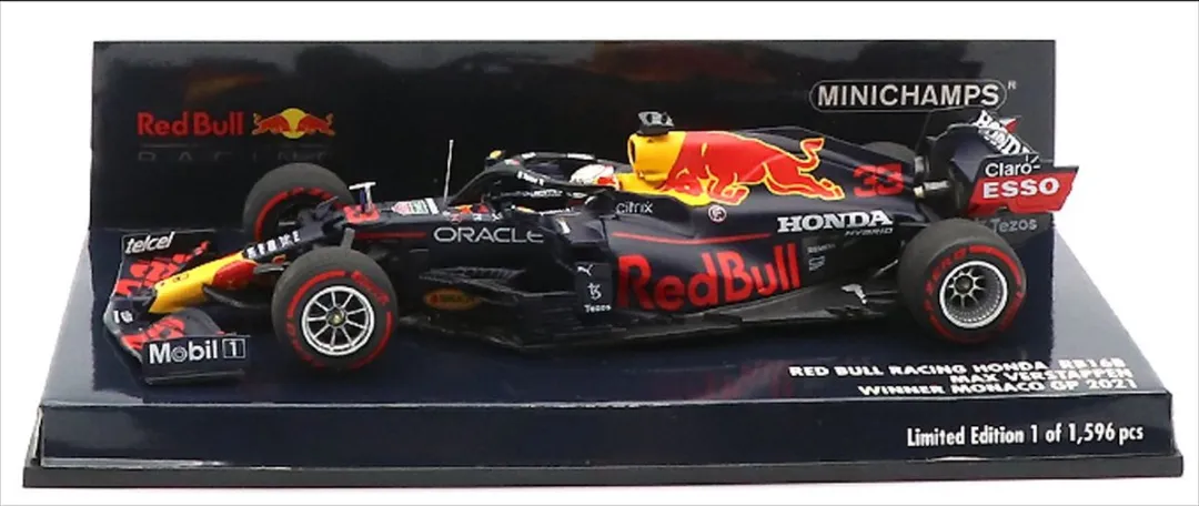 Red Bull Racing Honda RB16B #33 Minichamps 1:43 - 2021 Monaco GP