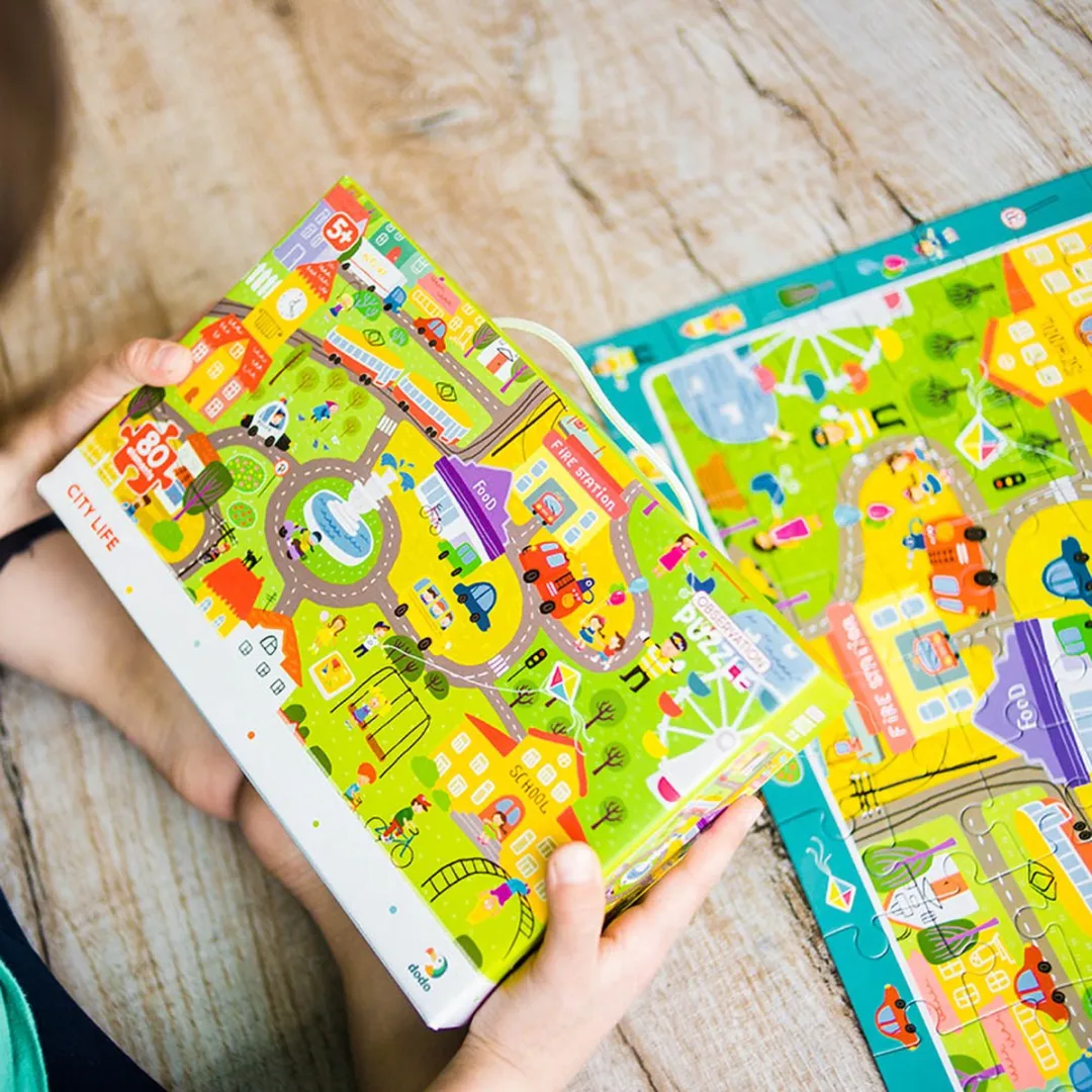 Dodo Toys Zoek Puzzel 5+ 300135 - 80 Stuks - City Life