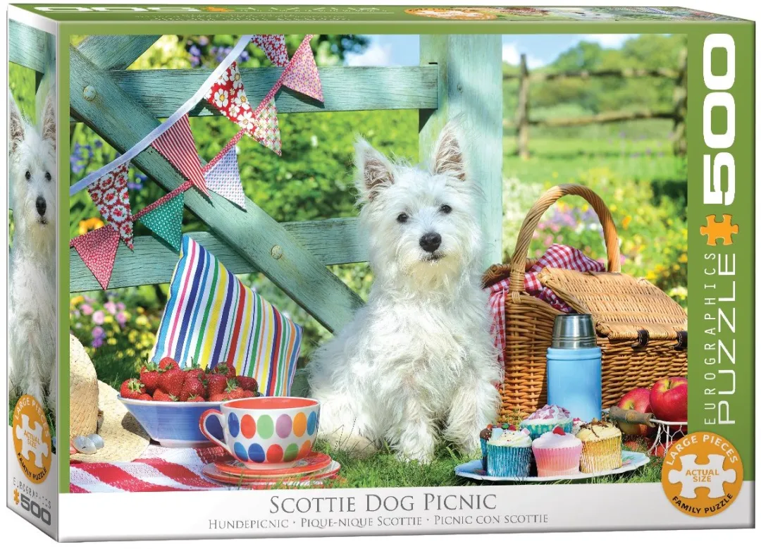 Eurographics Schottse Terriër Picknick Legpuzzel 500 Stuks - MPN eu6500-5461