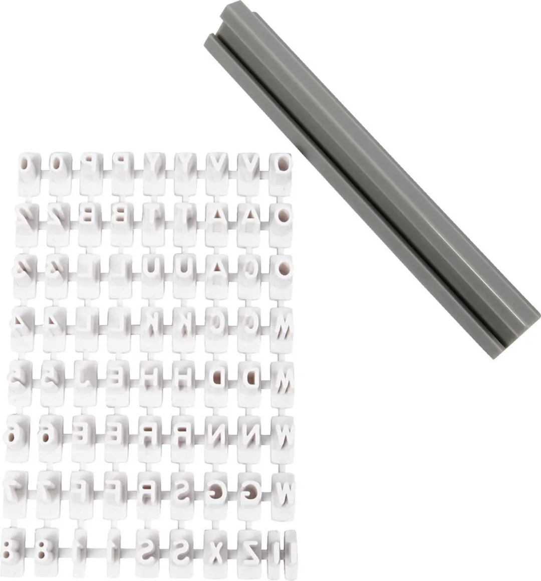 Creativ Company Stempelset Rubber Letters & Cijfers 6mm