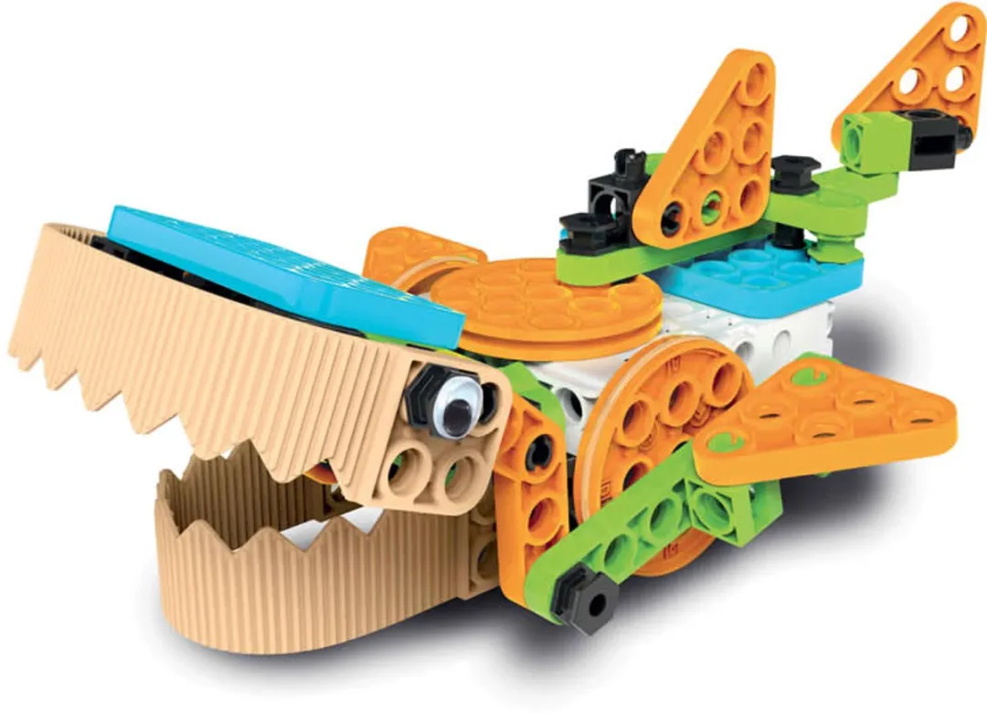 Clementoni Junior Bouwset Animals - 120+ Stukken - Blauw