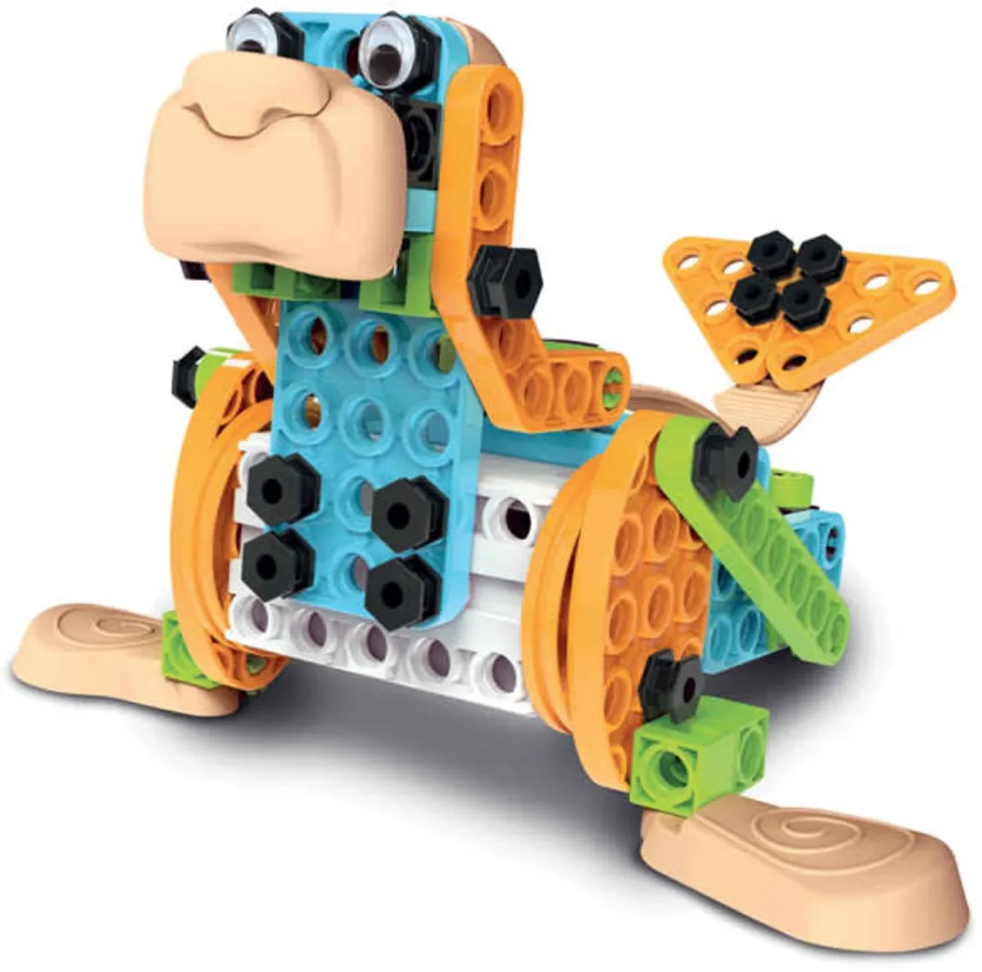 Clementoni Junior Bouwset Animals - 120+ Stukken - Blauw - afbeelding 6 van 6