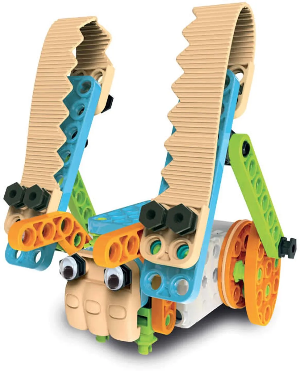 Clementoni Junior Bouwset Animals - 120+ Stukken - Blauw