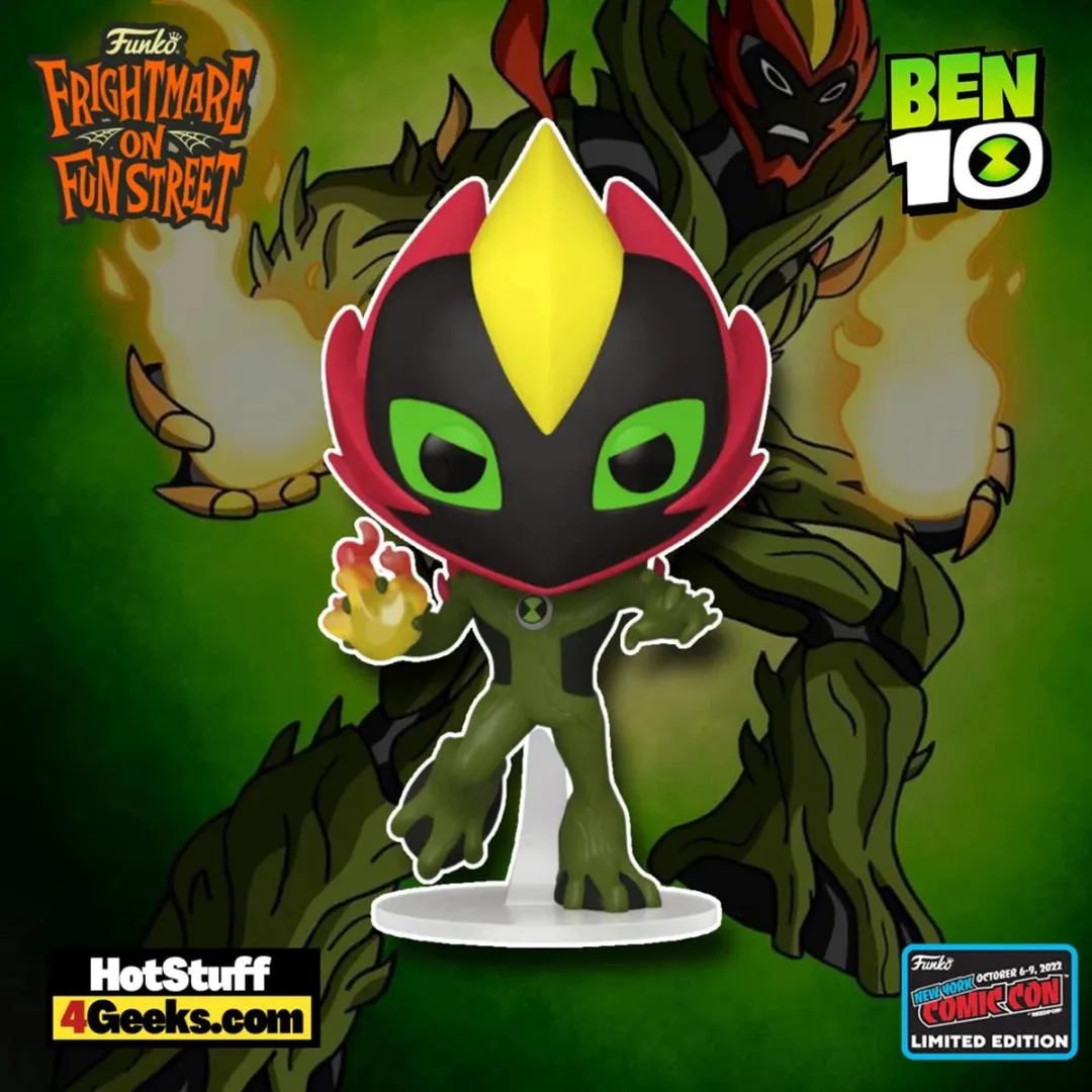 Funko Pop! Ben 10 Alien Force Swampfire - 2022 Exclusief #1202